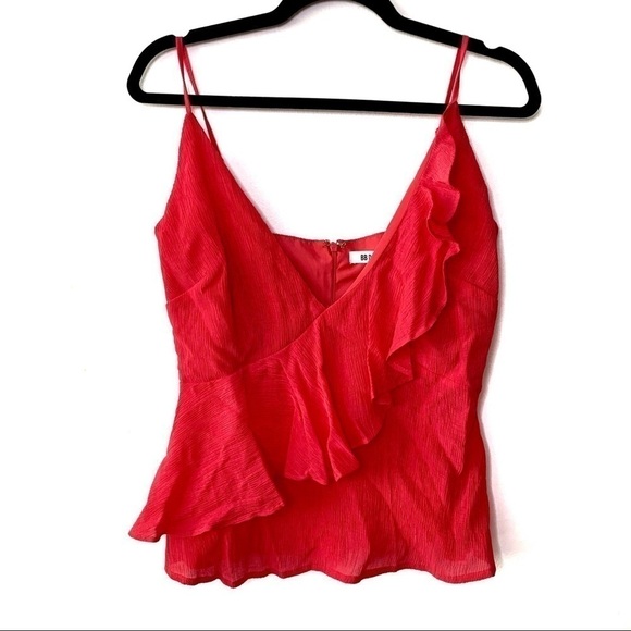 BB Dakota | Nwt Coral Ruffle Camisole Blouse - Picture 3 of 5